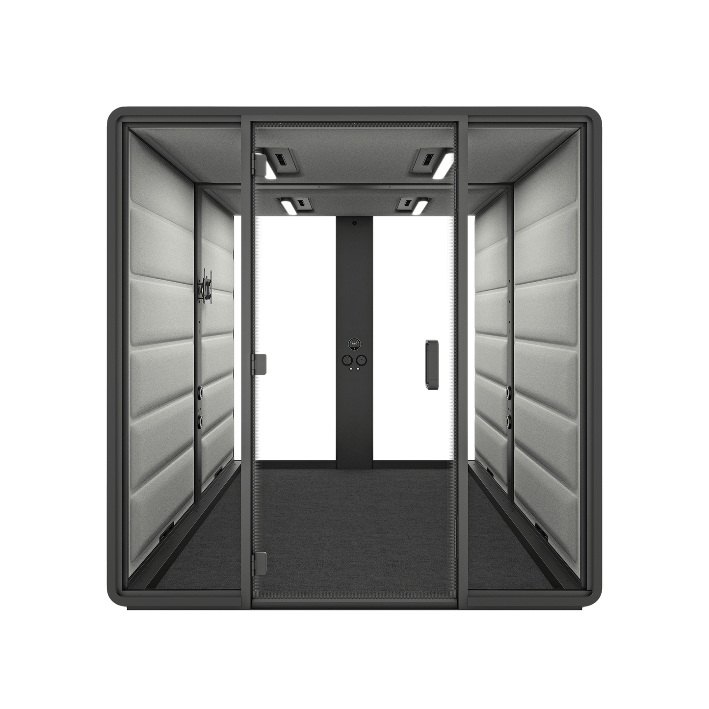 Hush Free Meet Access - 1 - 6 Persons Pod White (ABB) Grey (60167)