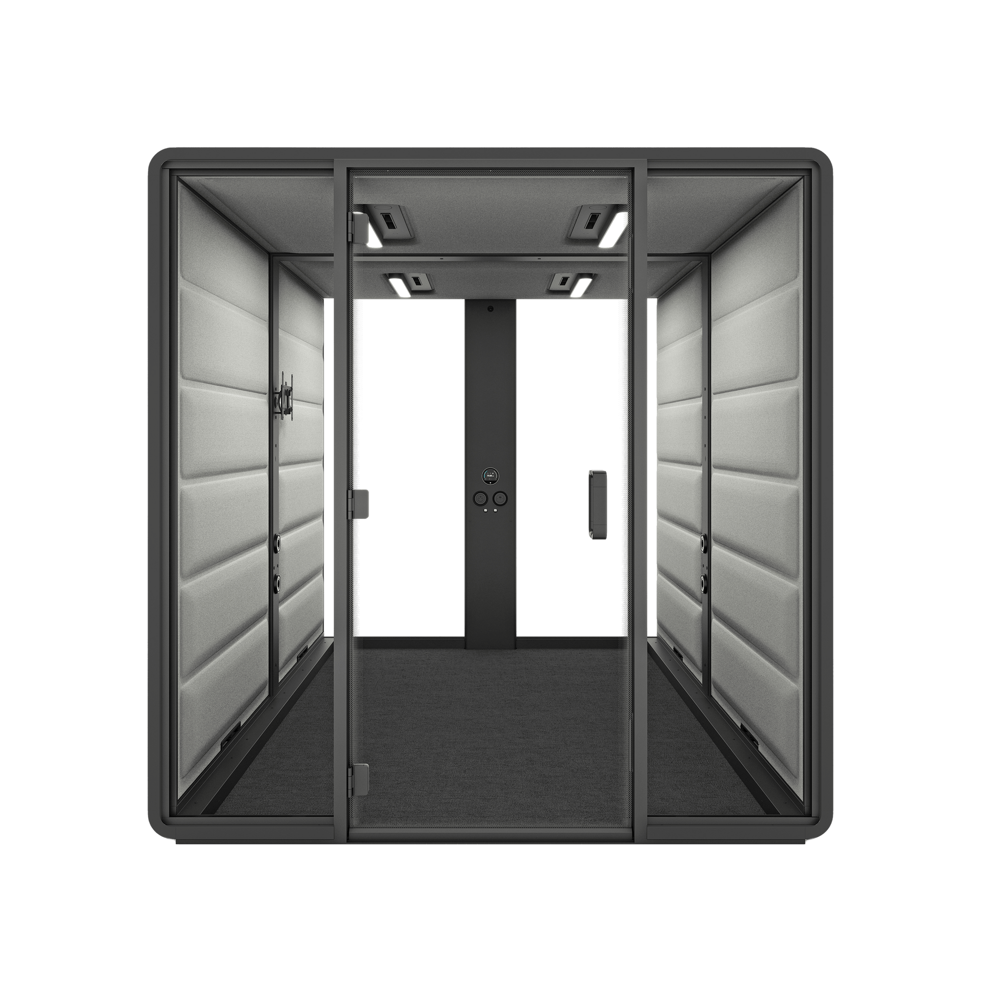 Hush Free Meet Access - 1 - 6 Persons Pod White (ABB) Grey (60167)