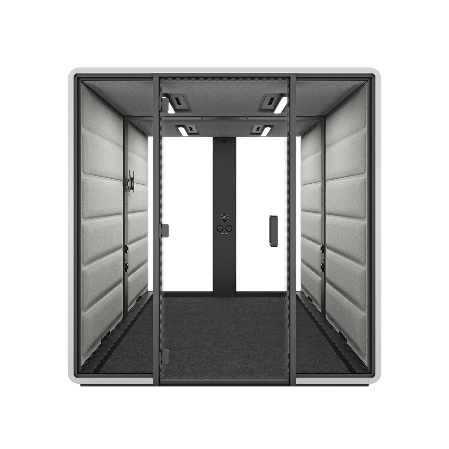 Hush Free Meet Access - 1 - 6 Persons Pod White (ABB) Grey (60167)