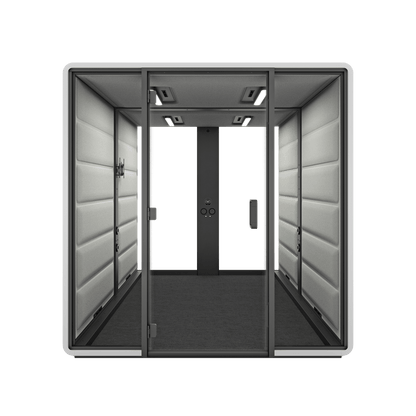 Hush Free Meet Access - 1 - 6 Persons Pod White (ABB) Grey (60167)