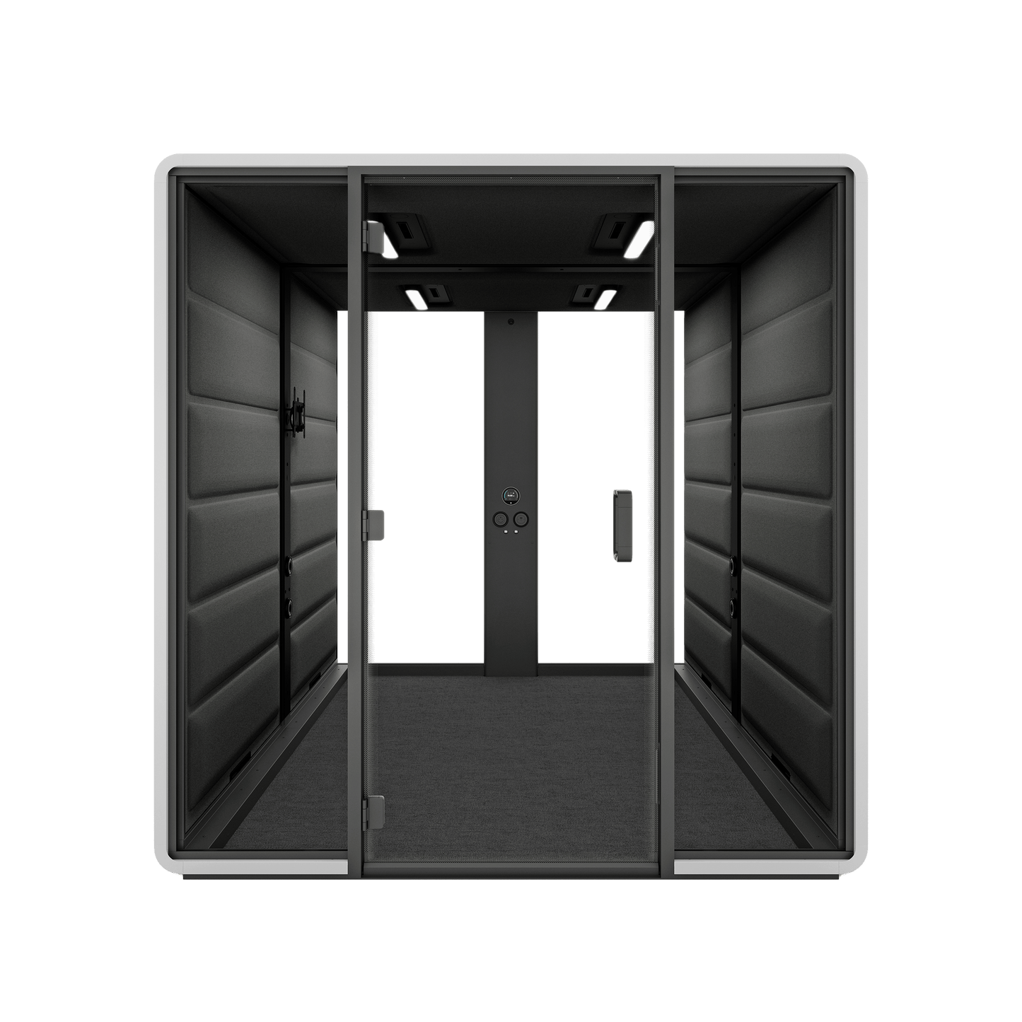 Hush Free Meet Access - 1 - 6 Persons Pod White (ABB) Grey (60167)