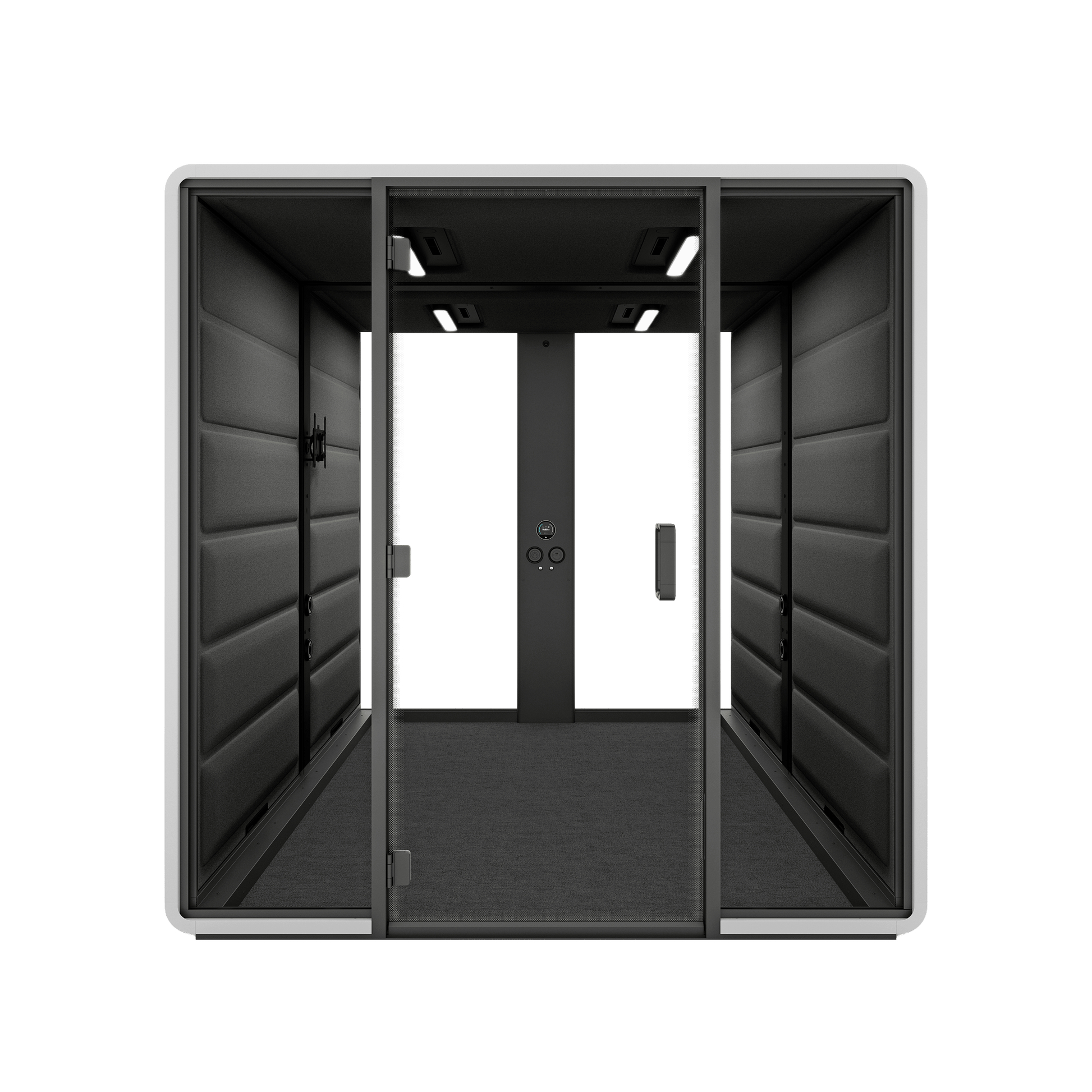 Hush Free Meet Access - 1 - 6 Persons Pod White (ABB) Grey (60167)