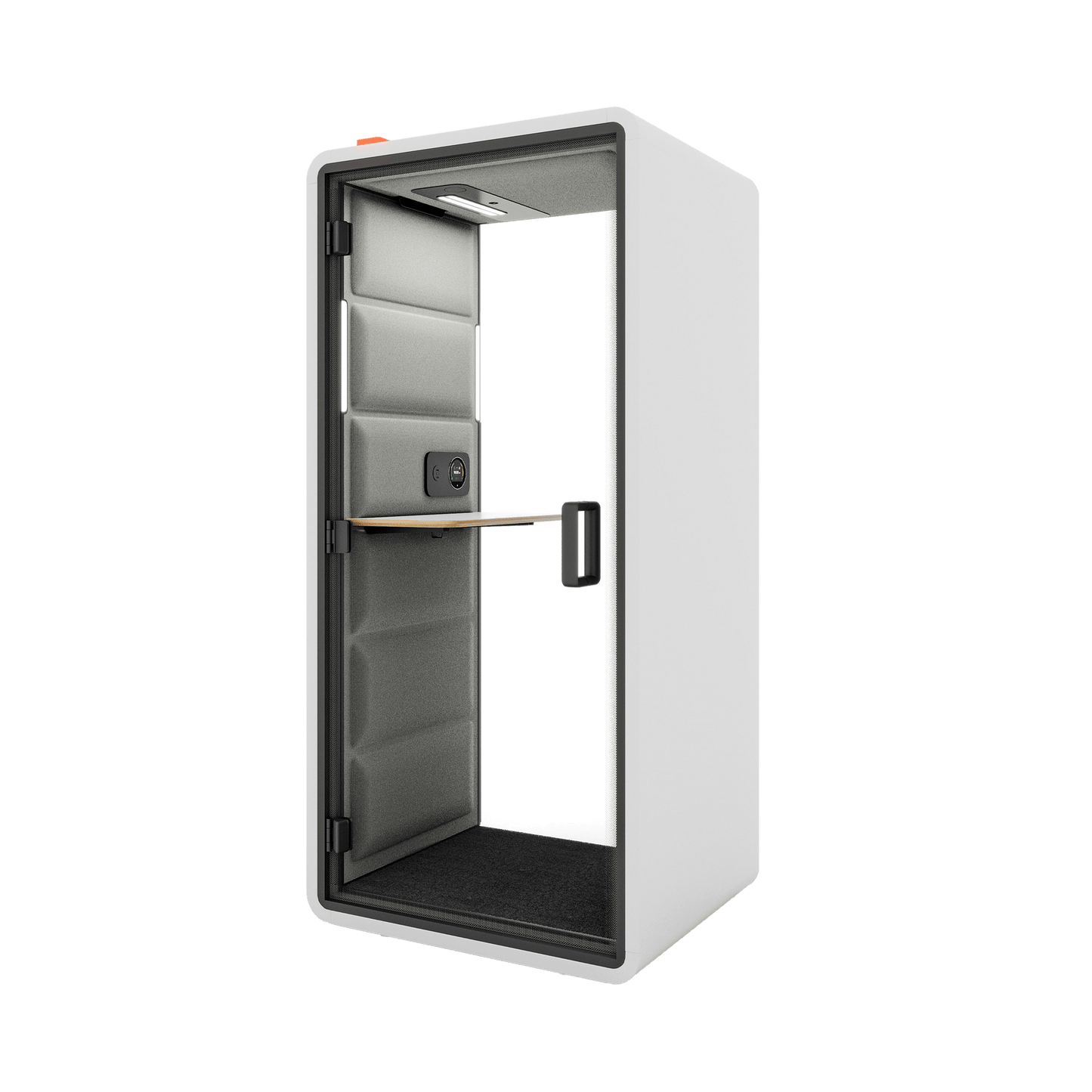 Hush Free Phone Booth - 1 Person Pod White (ABB) Grey (60140)