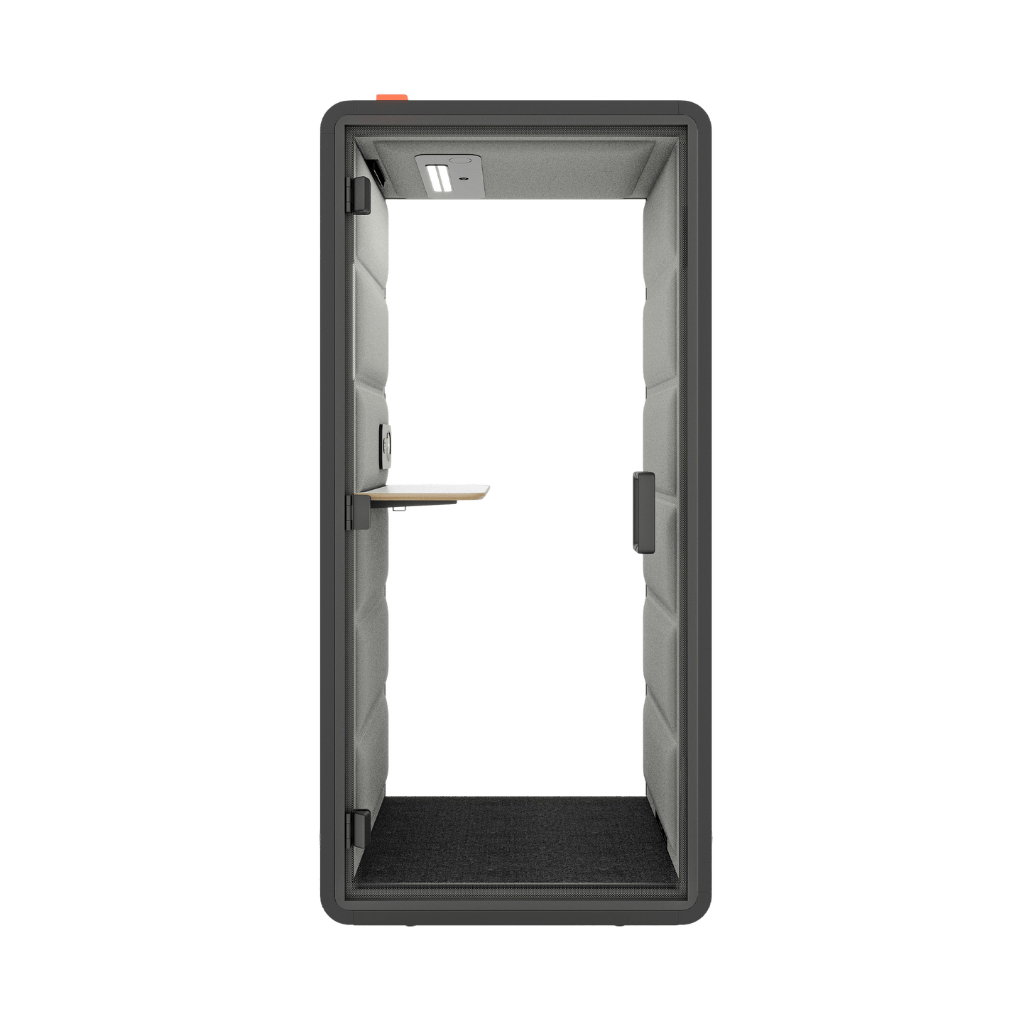 Hush Free Phone Booth - 1 Person Pod White (ABB) Grey (60167)