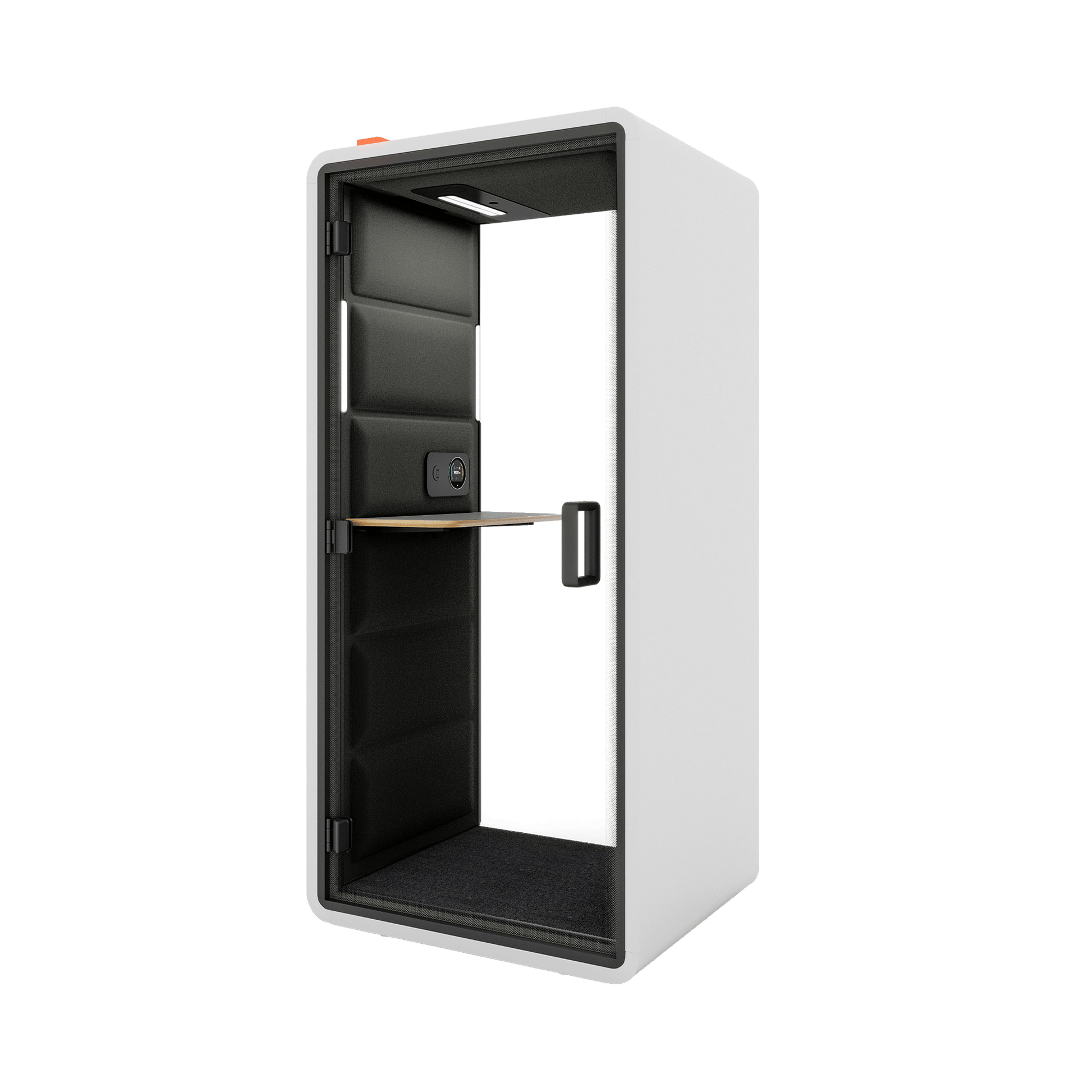 Hush Free Phone Booth - 1 Person Pod White (ABB) Grey (60167)