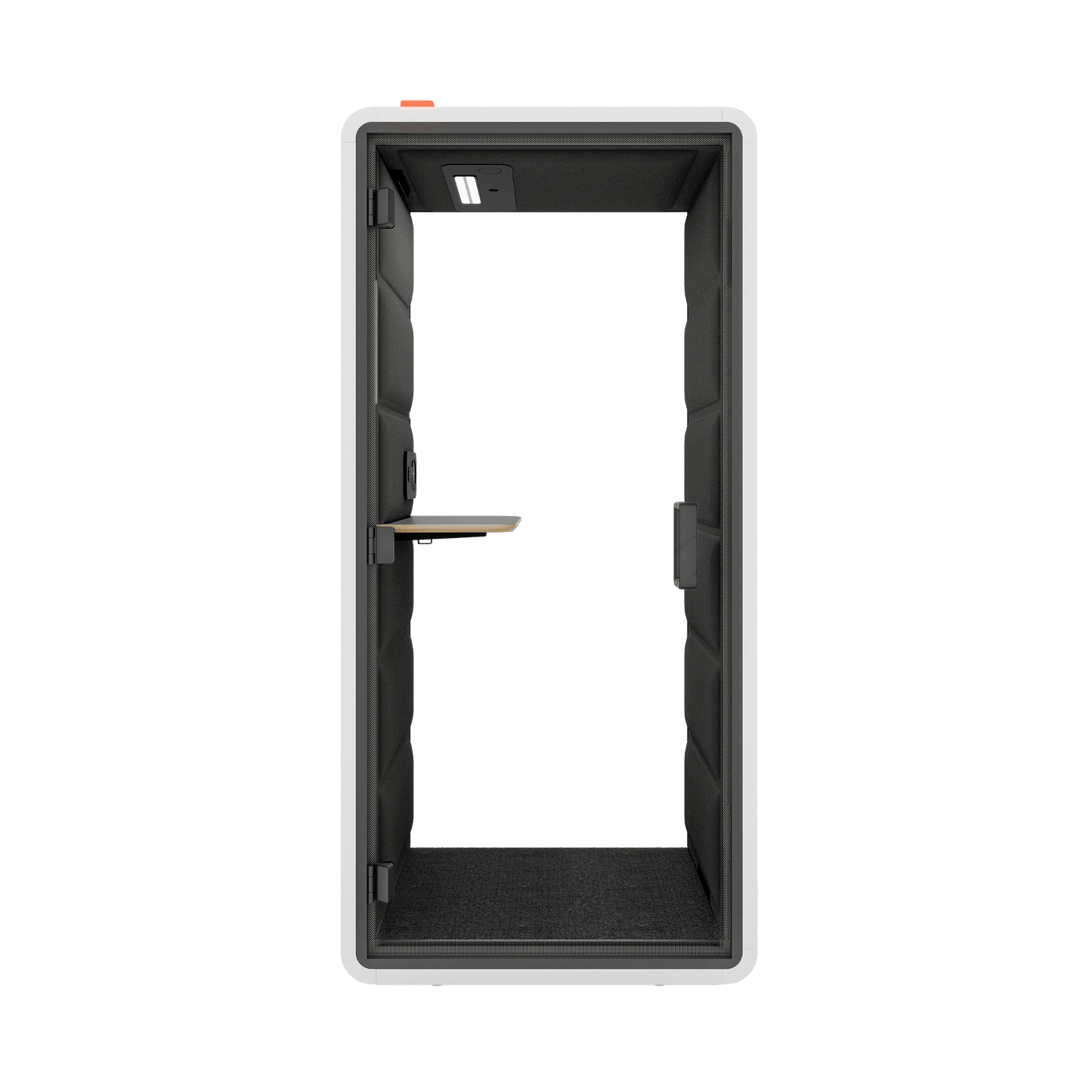 Hush Free Phone Booth - 1 Person Pod White (ABB) Grey (60167)