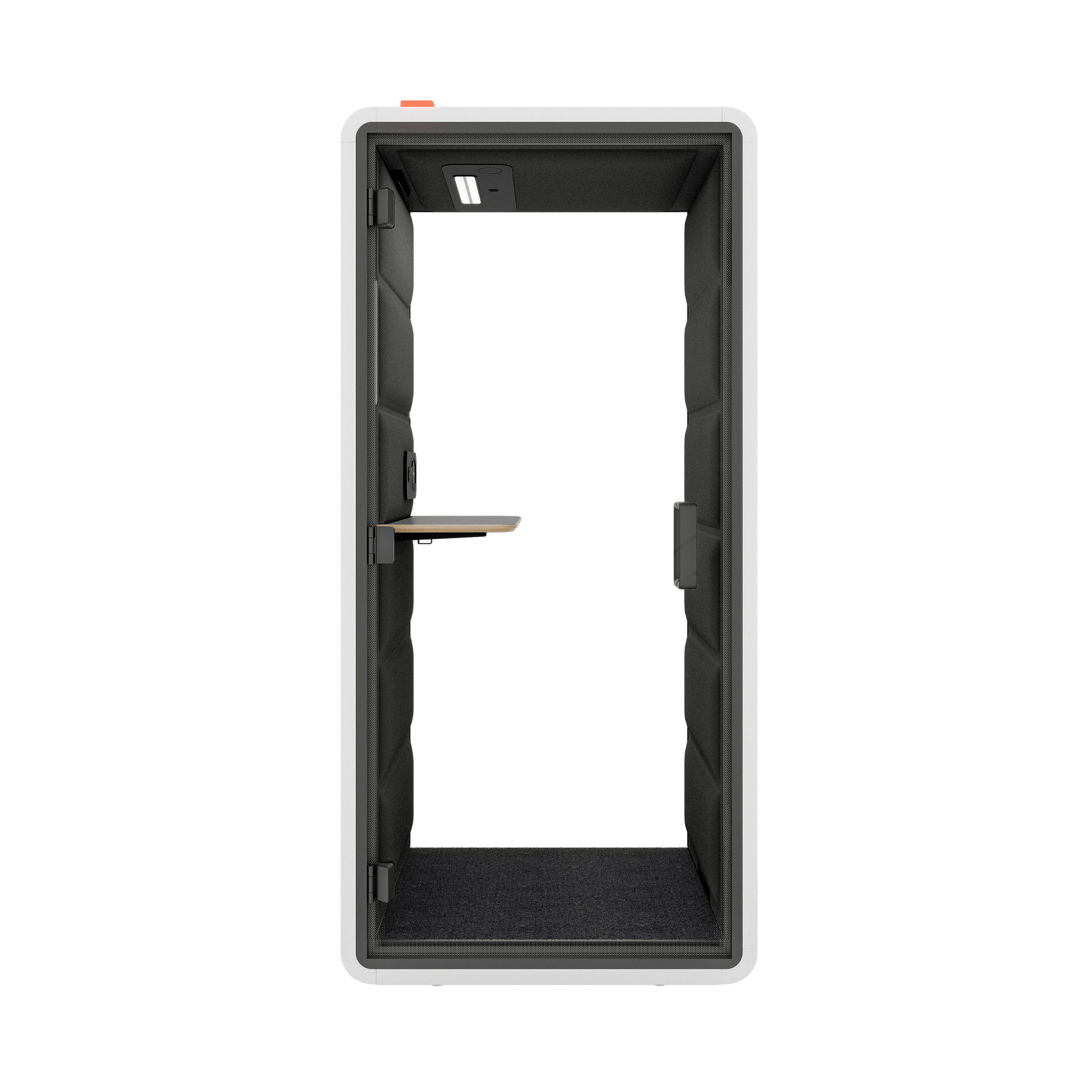 Hush Free Phone Booth - 1 Person Pod White (ABB) Grey (60167)