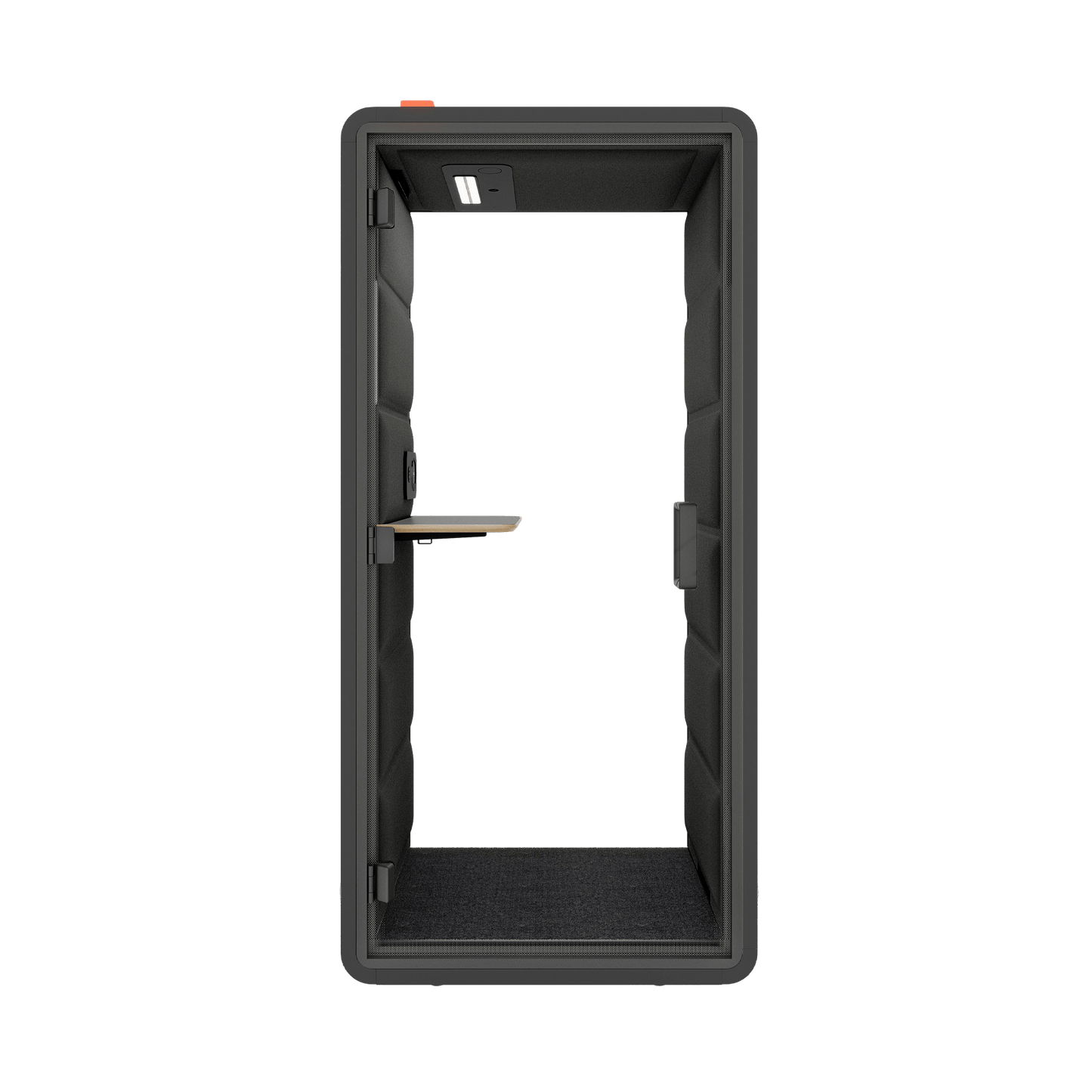 Hush Free Phone Booth - 1 Person Pod White (ABB) Grey (60167)