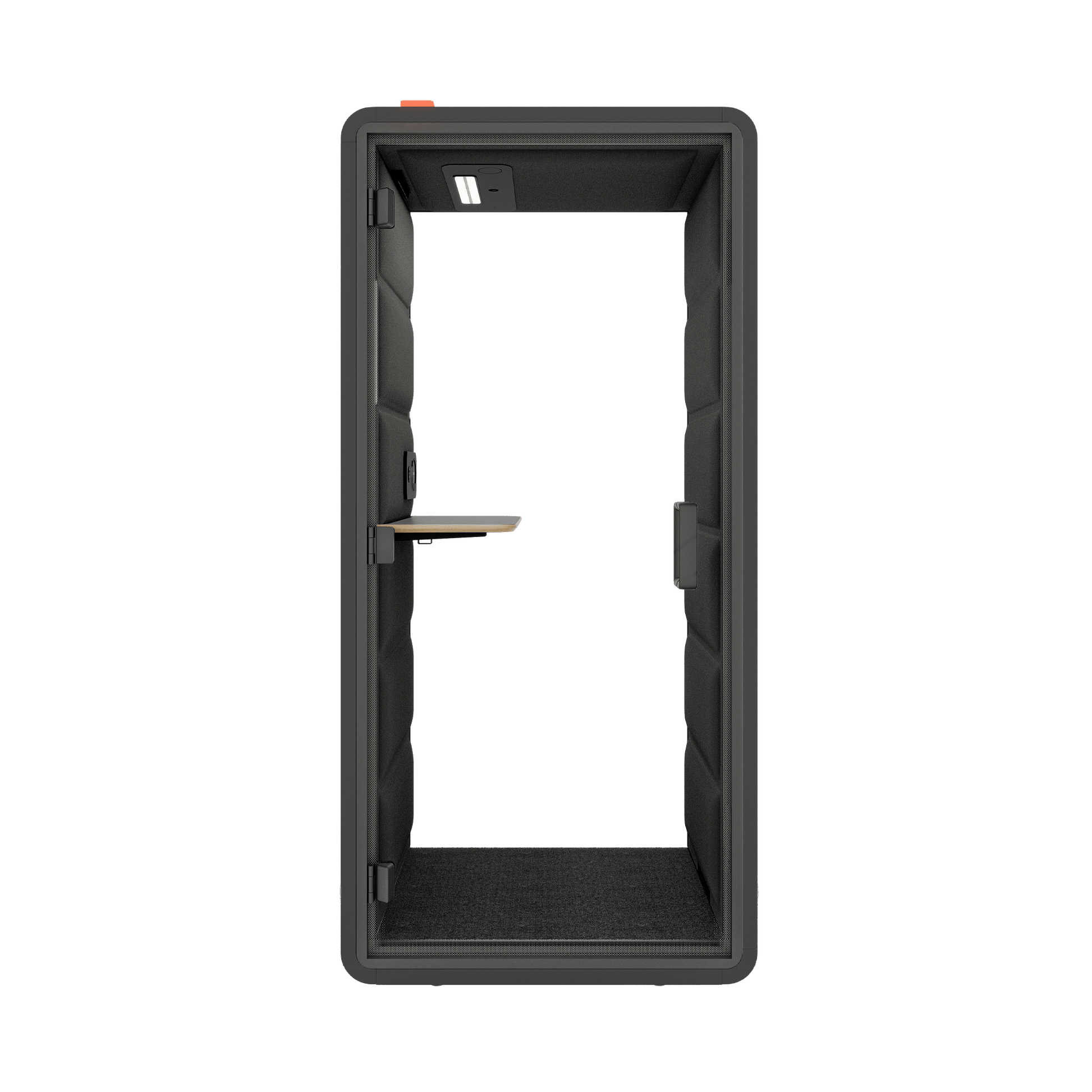 Hush Free Phone Booth - 1 Person Pod White (ABB) Grey (60167)