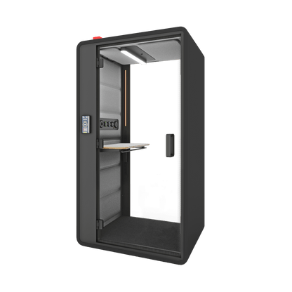 Hush Free Sit & Stand Pod - 1 Person Grey (AGC) Grey (60140)