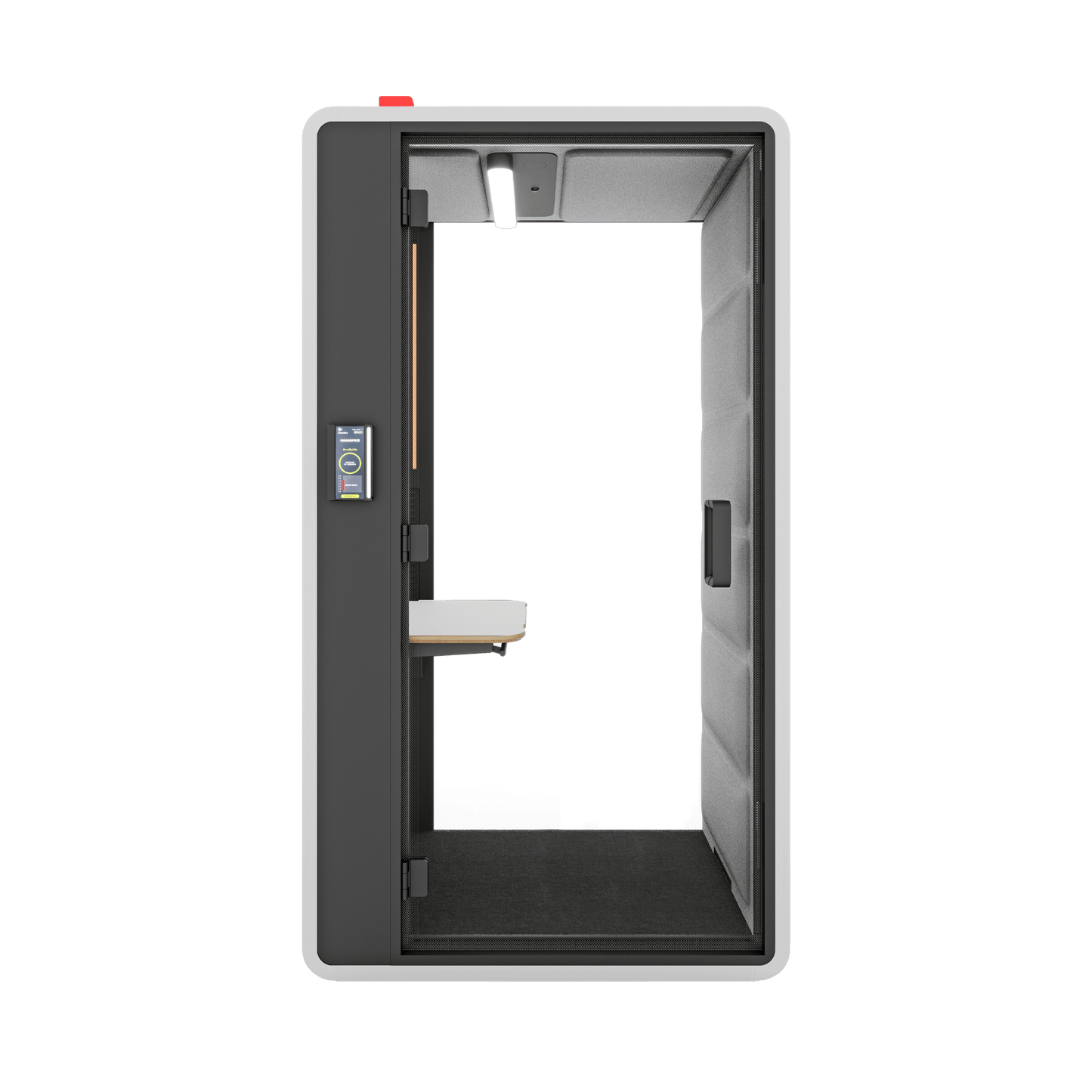 Hush Free Sit & Stand Pod - 1 Person White (ABB) Grey (60167)