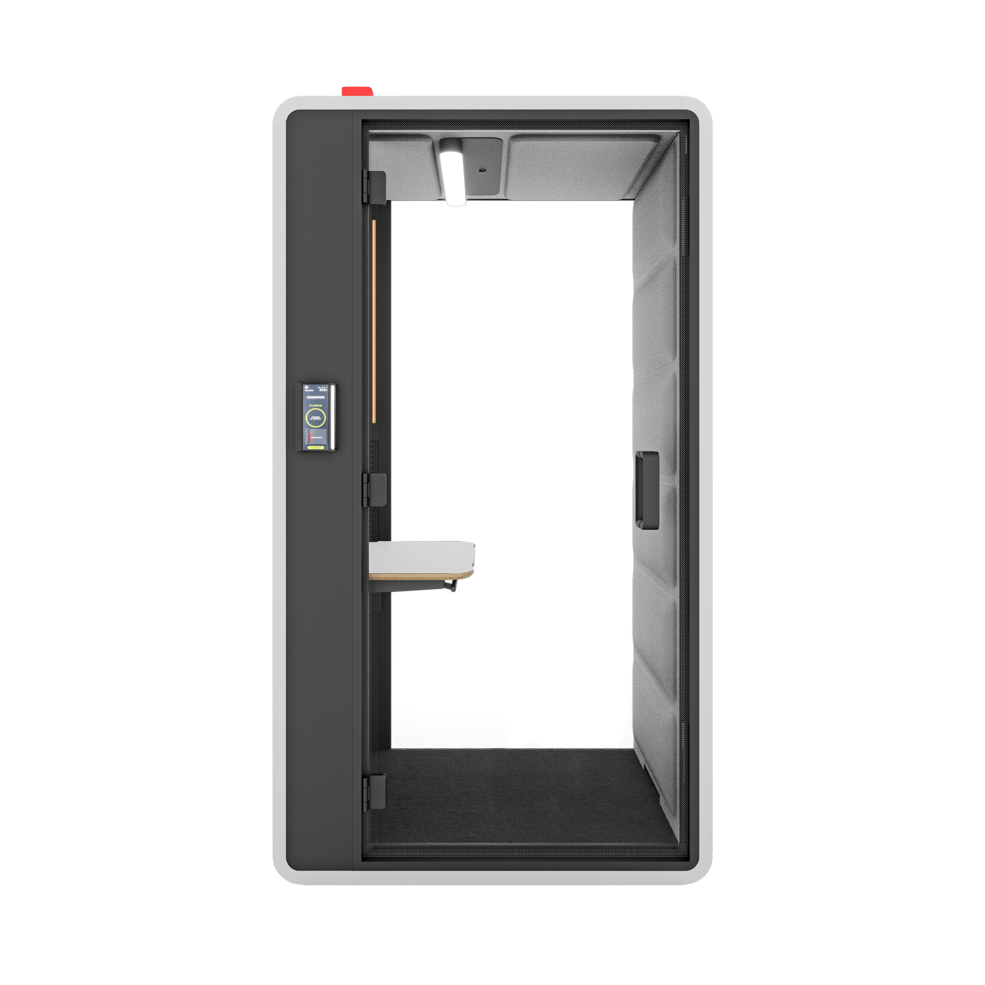 Hush Free Sit & Stand Pod - 1 Person White (ABB) Grey (60167)