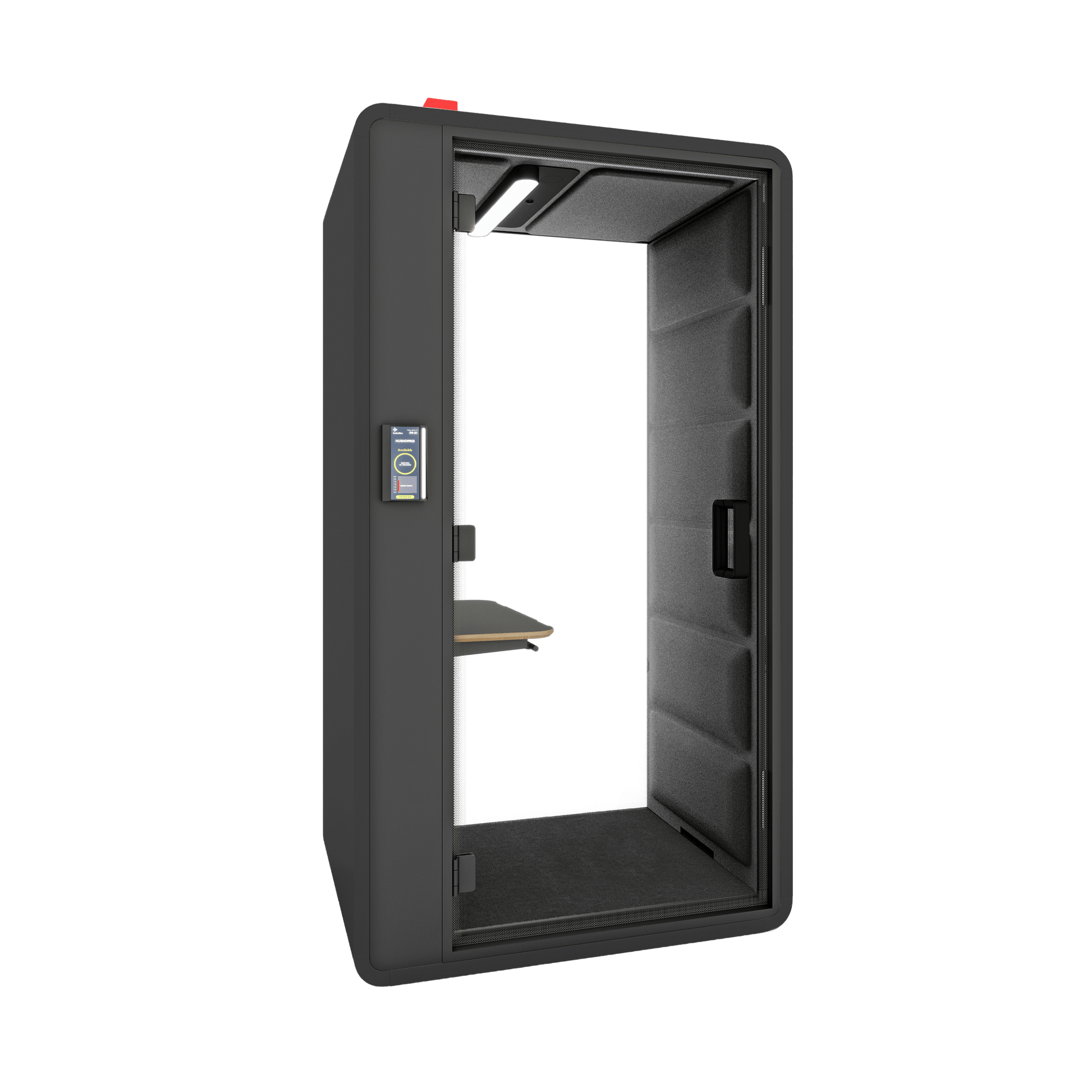 Hush Free Sit & Stand Pod - 1 Person White (ABB) Grey (60167)