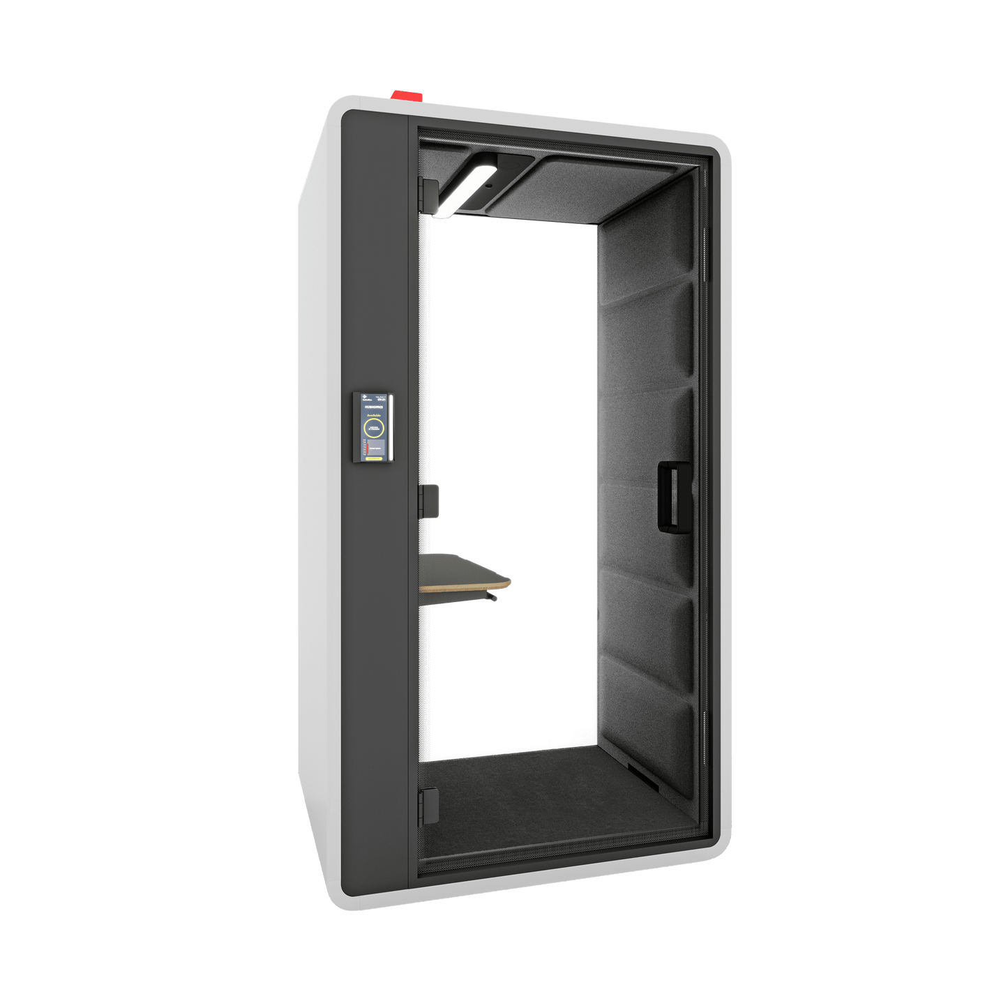 Hush Free Sit & Stand Pod - 1 Person White (ABB) Grey (60167)