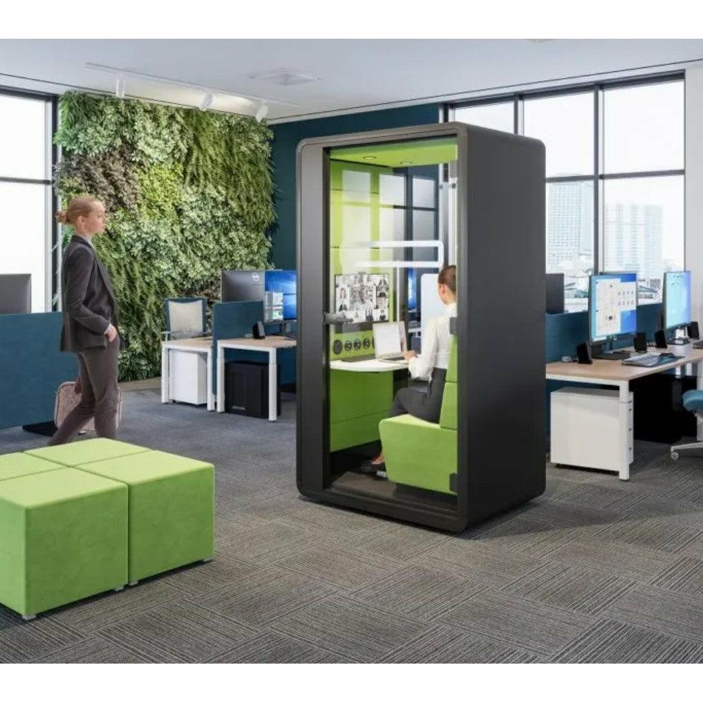 Hush Hybrid 1 Person Pod - Office Furniture Company 