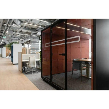 Hush Meet L 1-6 Persons Meeting Room Pod - Office Furniture Company 