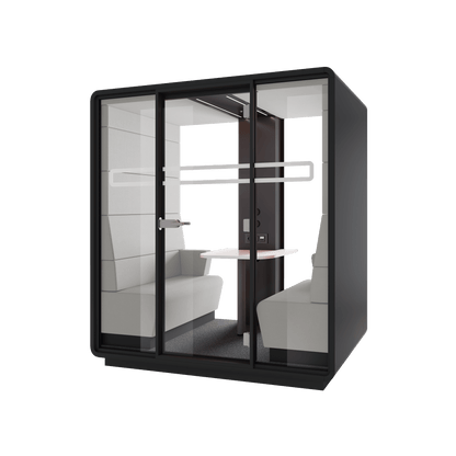 Hush Office Meet 2 Persons Pod Grey (AGC) Grey (TPC)