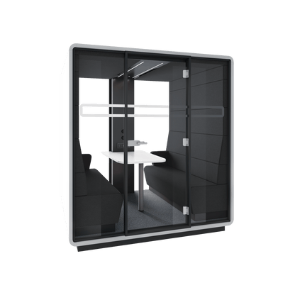 Hush Office Meet 4 Persons Pod Grey (AGC) Grey (TPC)