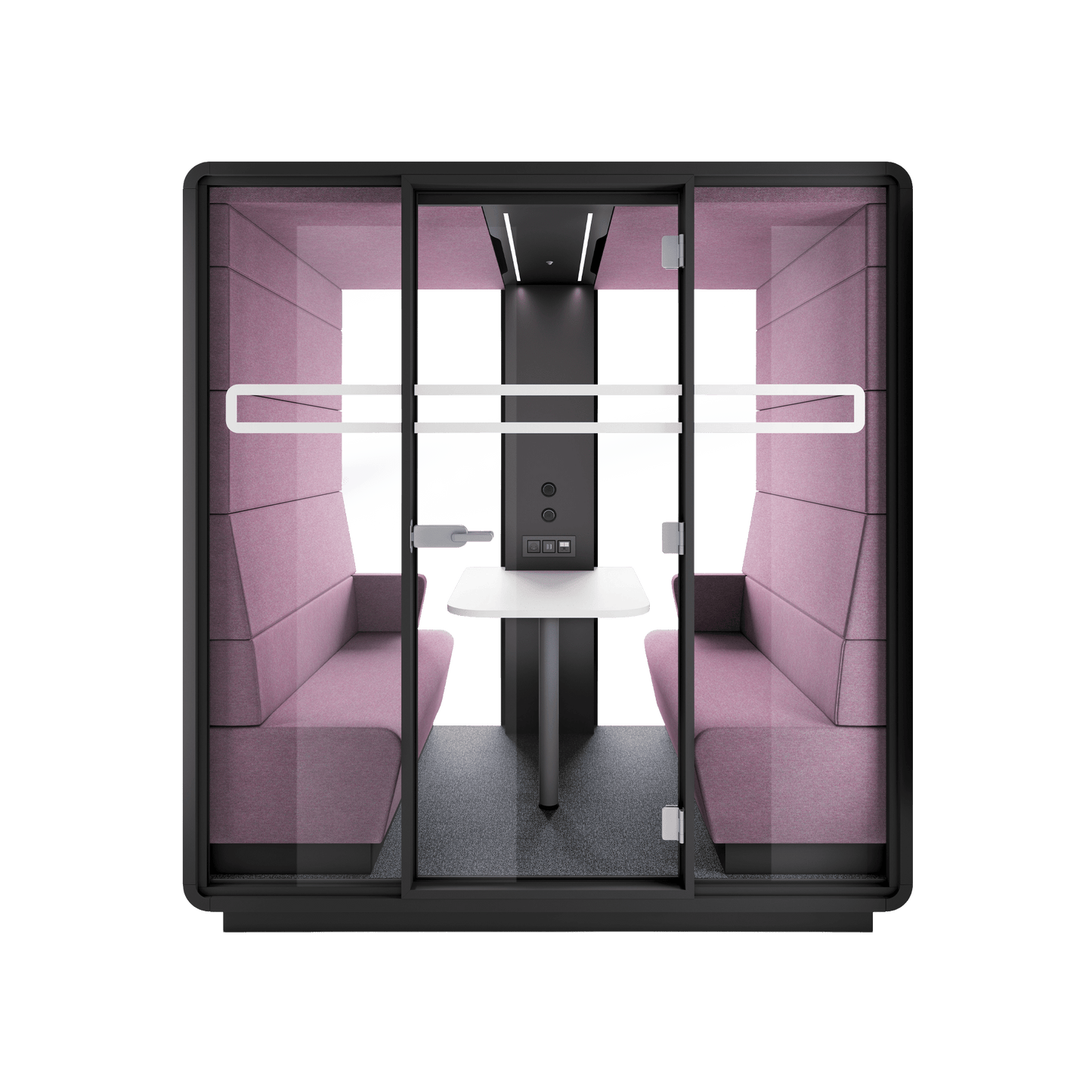 Hush Office Meet 4 Persons Pod Grey (AGC) Grey (TPC)