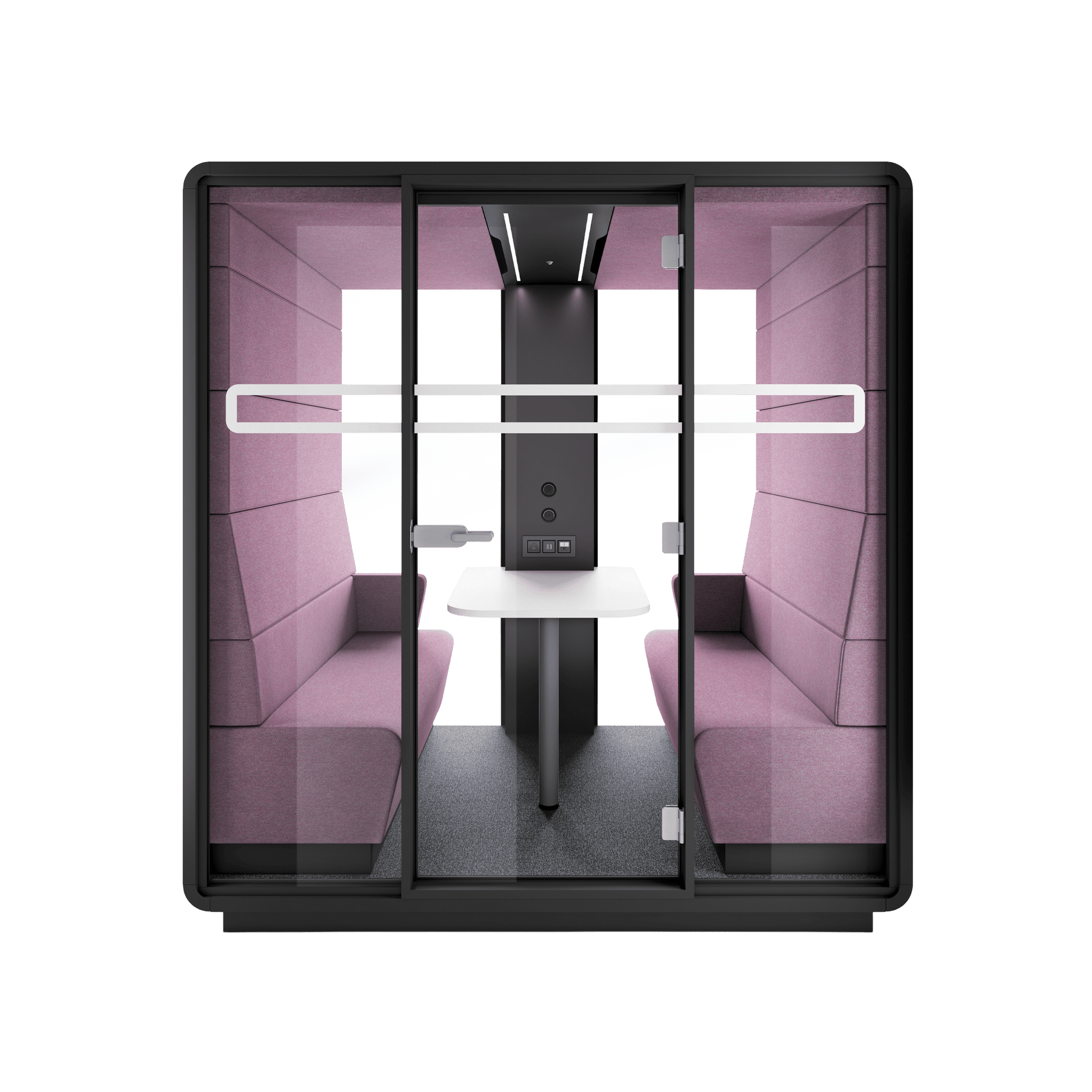 Hush Office Meet 4 Persons Pod Grey (AGC) Grey (TPC)