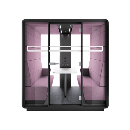 Hush Office Meet 4 Persons Pod Grey (AGC) Grey (TPC)