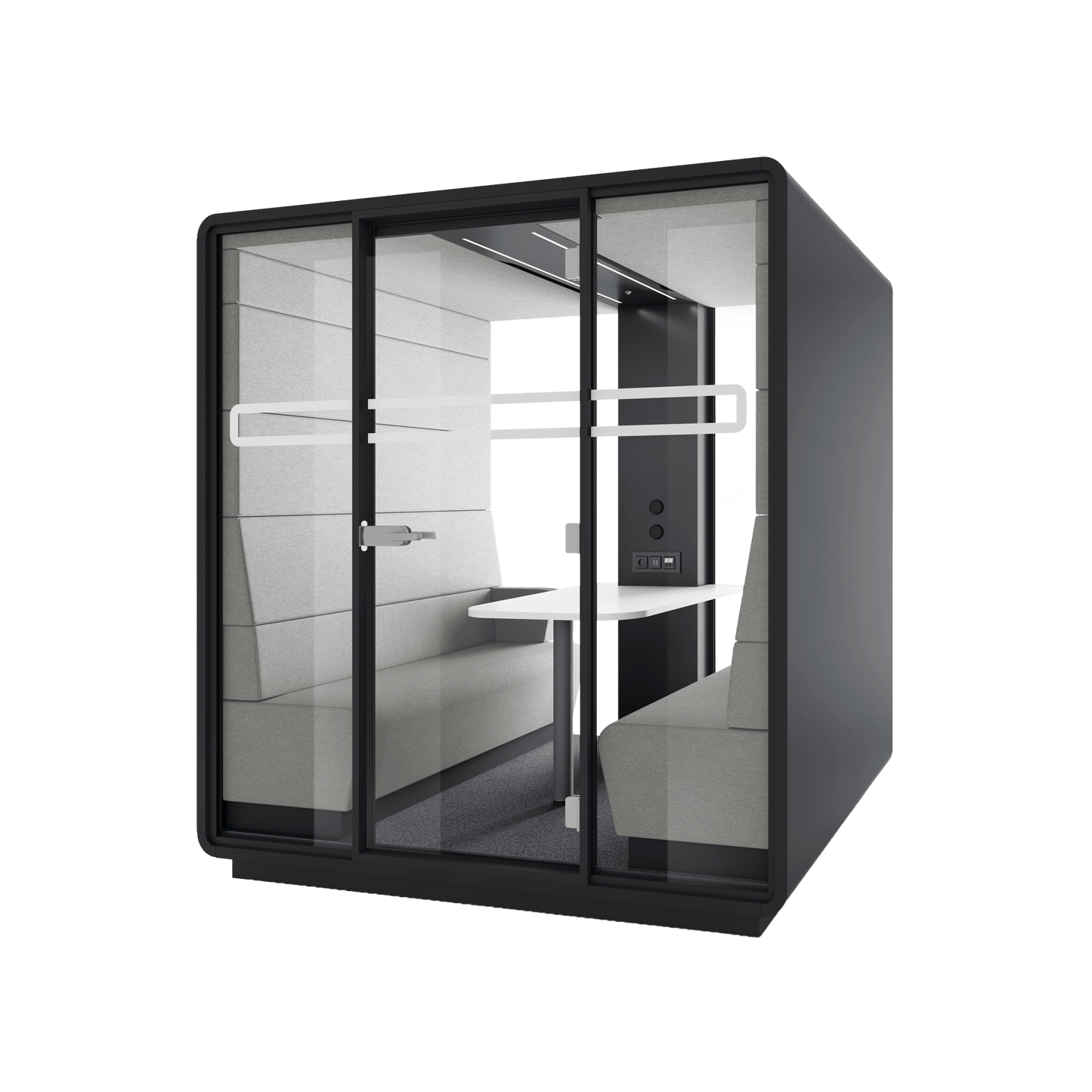 Hush Office Meet 4 Persons Pod Grey (AGC) Grey (TPC)