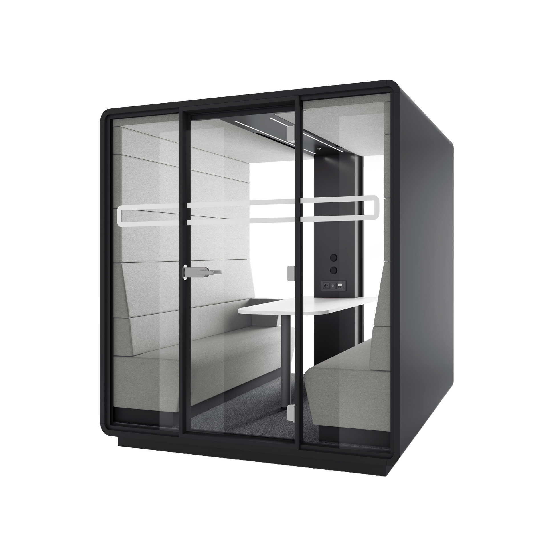 Hush Office Meet 4 Persons Pod Grey (AGC) Grey (TPC)