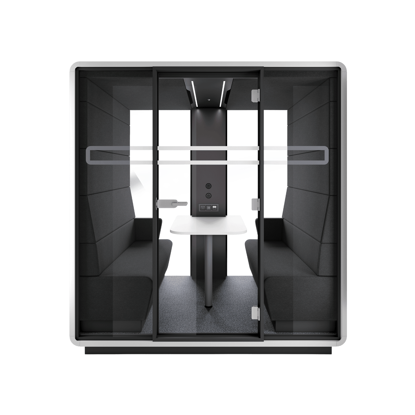 Hush Office Meet 4 Persons Pod Grey (AGC) Grey (TPC)