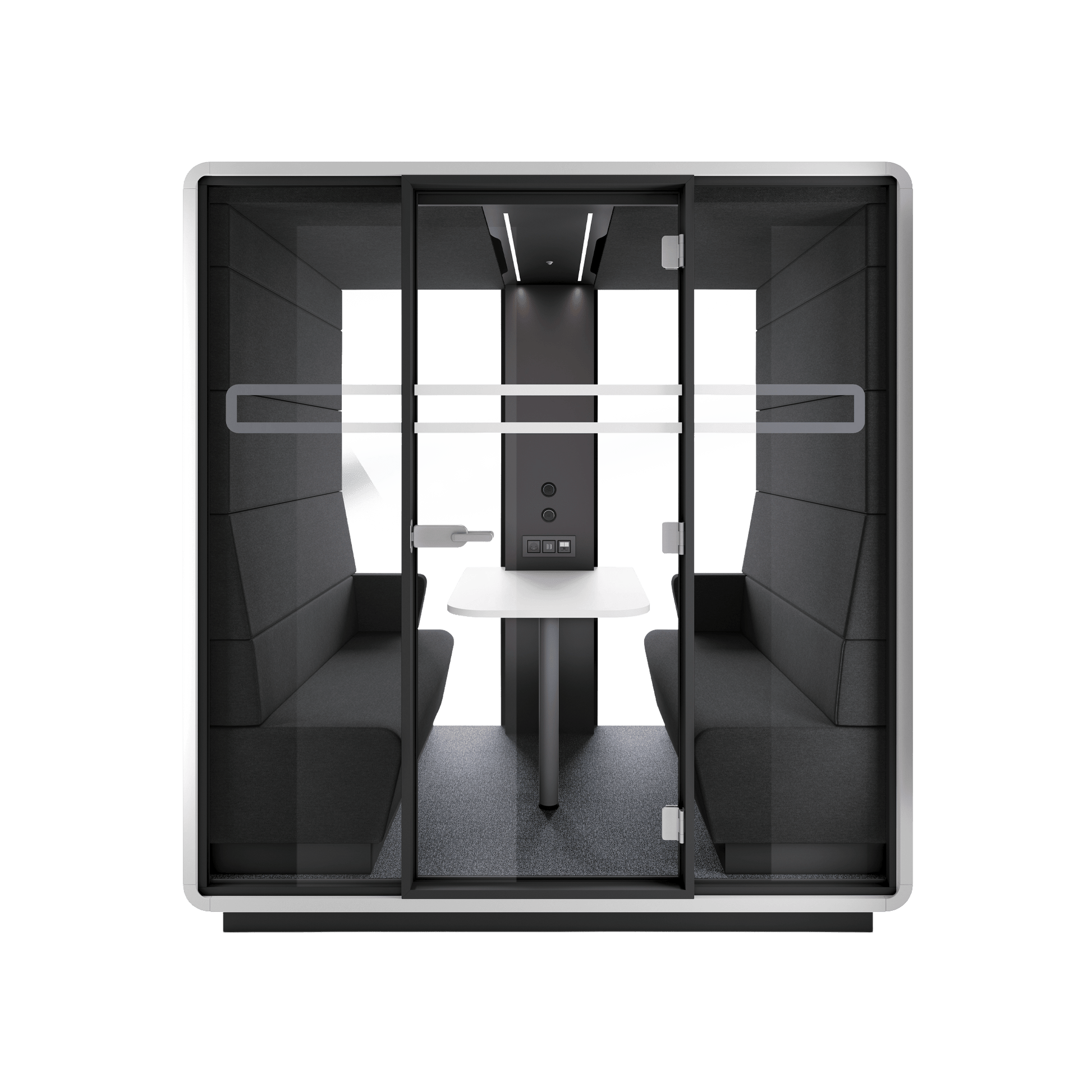 Hush Office Meet 4 Persons Pod Grey (AGC) Grey (TPC)