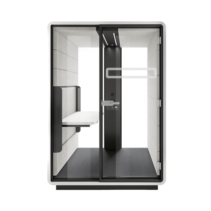 Hush Sit and Stand Work Pod White (ABB) Grey (TPC)
