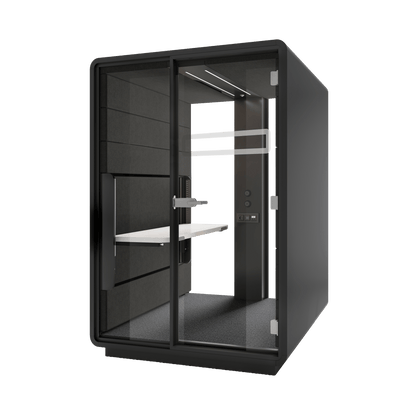 Hush Sit and Stand Work Pod Grey (AGC) Black (TON)