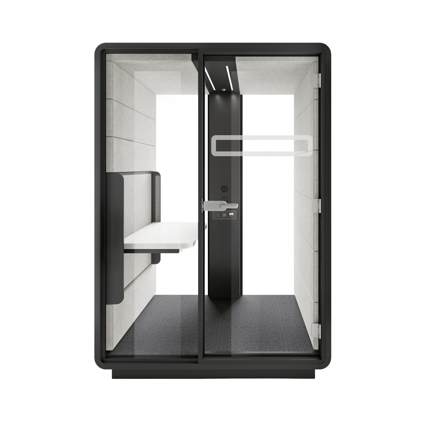 Hush Sit and Stand Work Pod White (ABB) Black (TON)