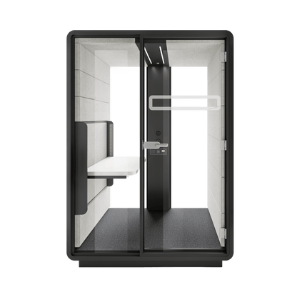 Hush Sit and Stand Work Pod White (ABB) Black (TON)