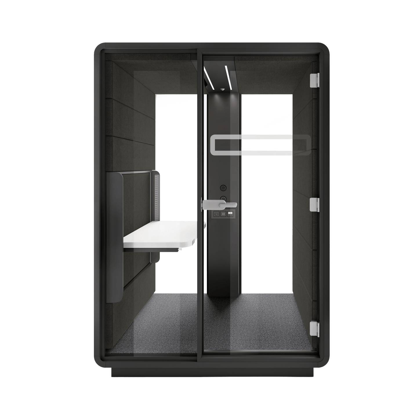 Hush Sit and Stand Work Pod White (ABB) Black (TON)