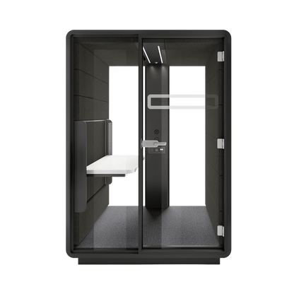 Hush Sit and Stand Work Pod White (ABB) Black (TON)