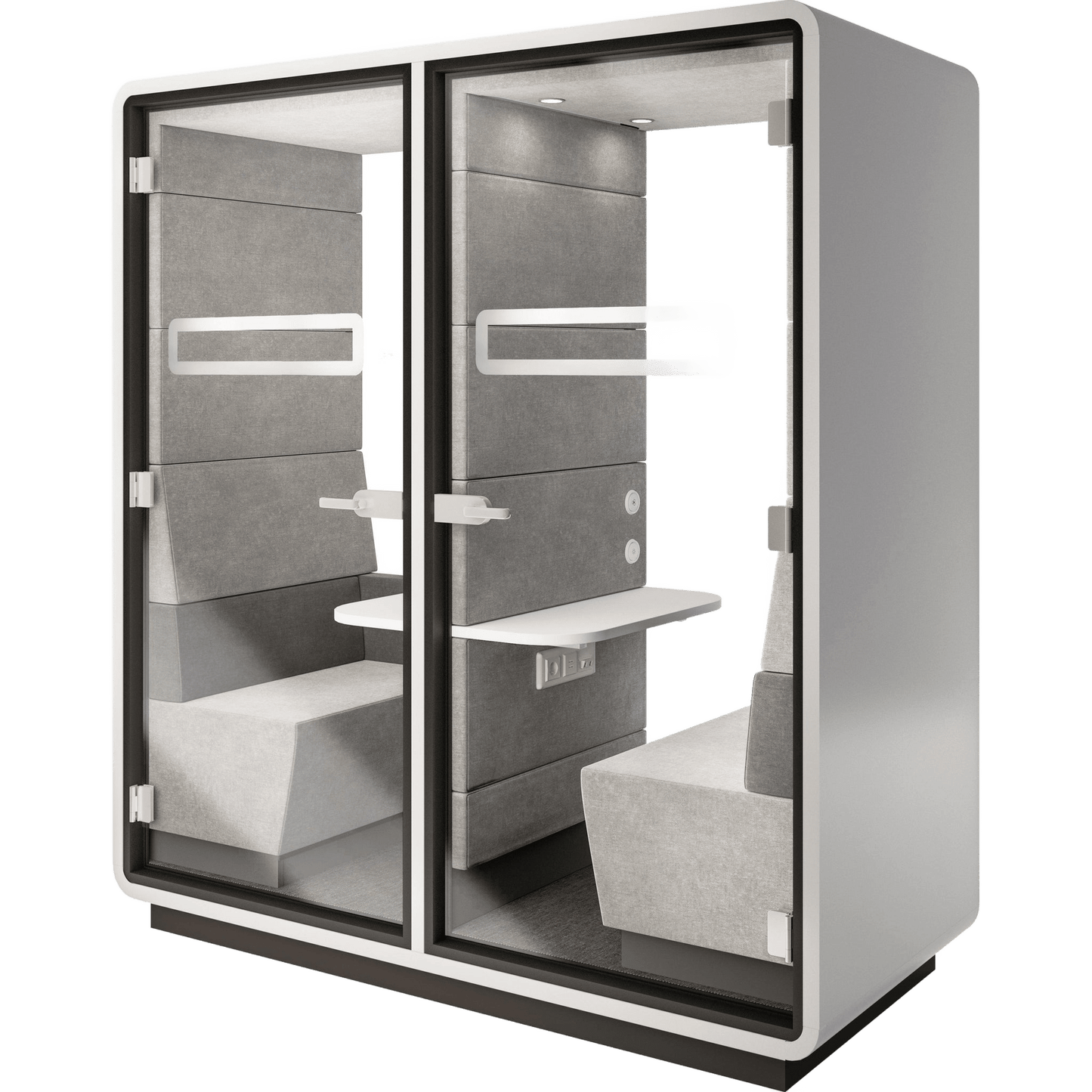 Hush Twin Work Pod Grey Hush Exterior