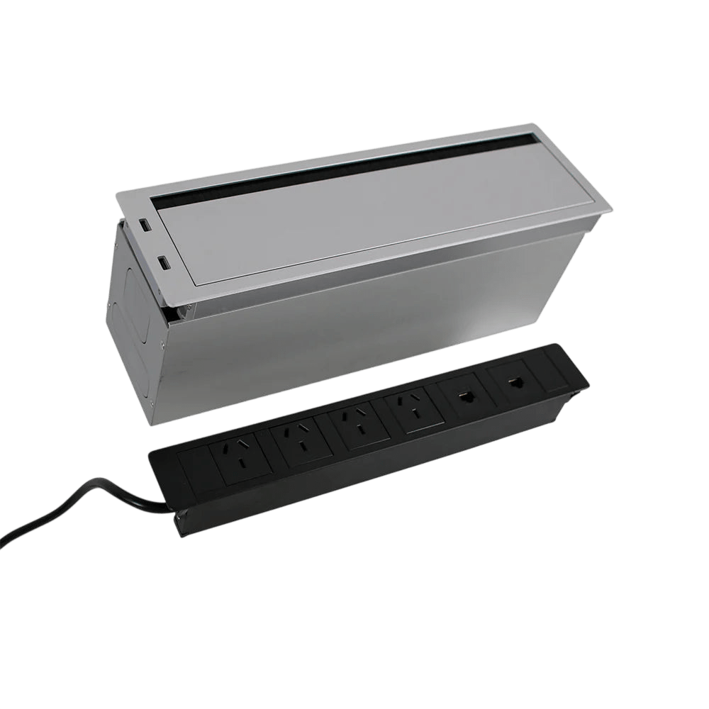 In Desk Power Box for Powerboard