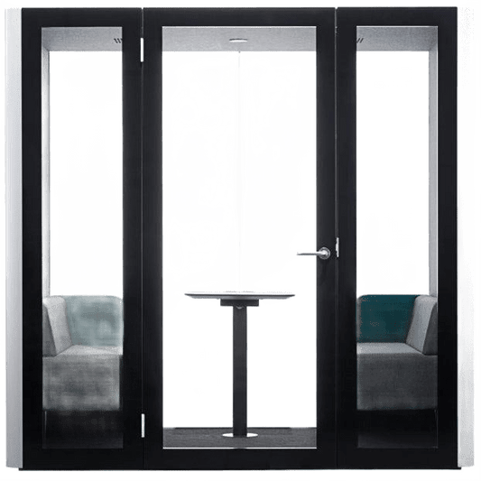 Inapod D Pod 2 - 4 Person Meeting Pod Black - Office Furniture Company