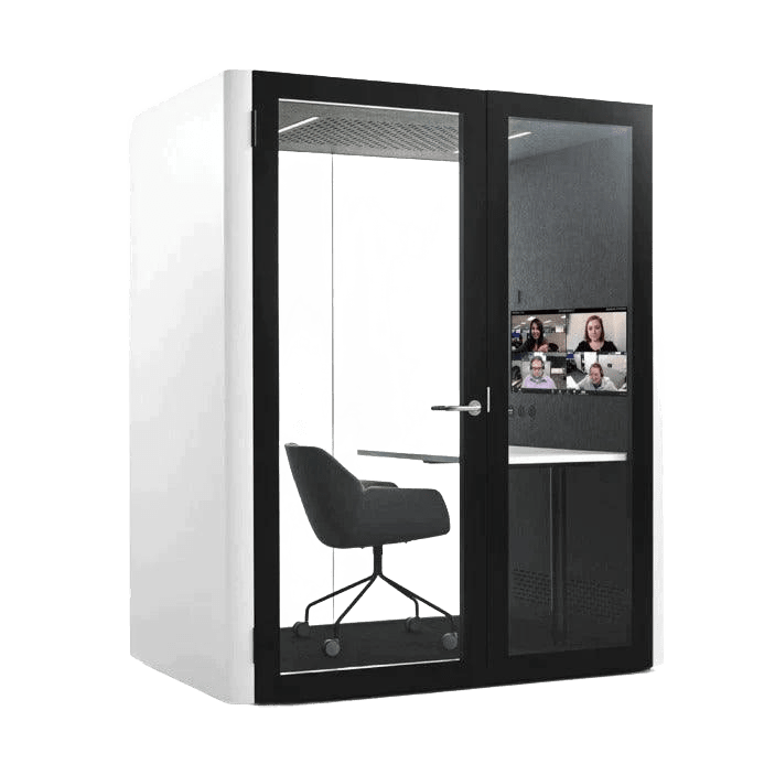 Inapod W Pod Single Person Work Pod Black Inapod Exterior