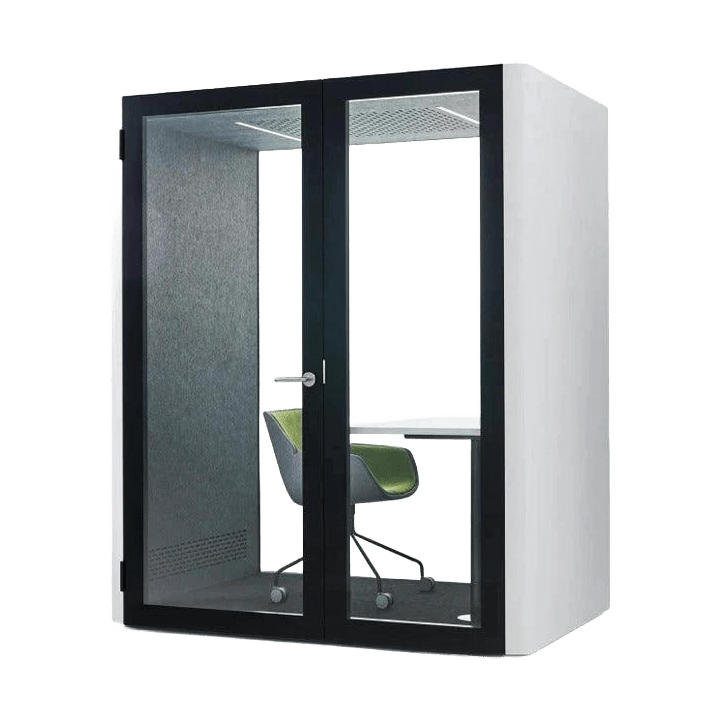 Inapod W Pod Single Person Work Pod Black Inapod Exterior