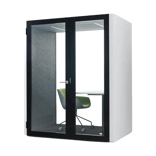 Inapod W Pod Single Person Work Pod Black - Office Furniture Company