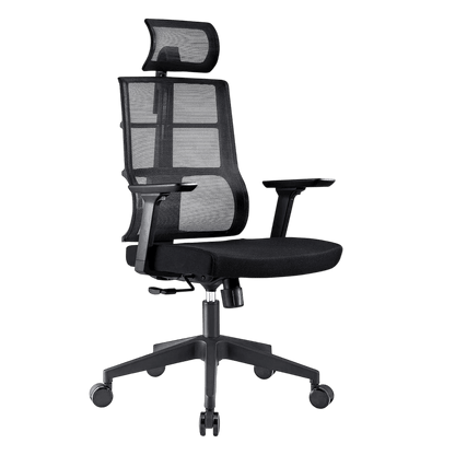 Jefferson Office Chair with Adjustable Headrest High No