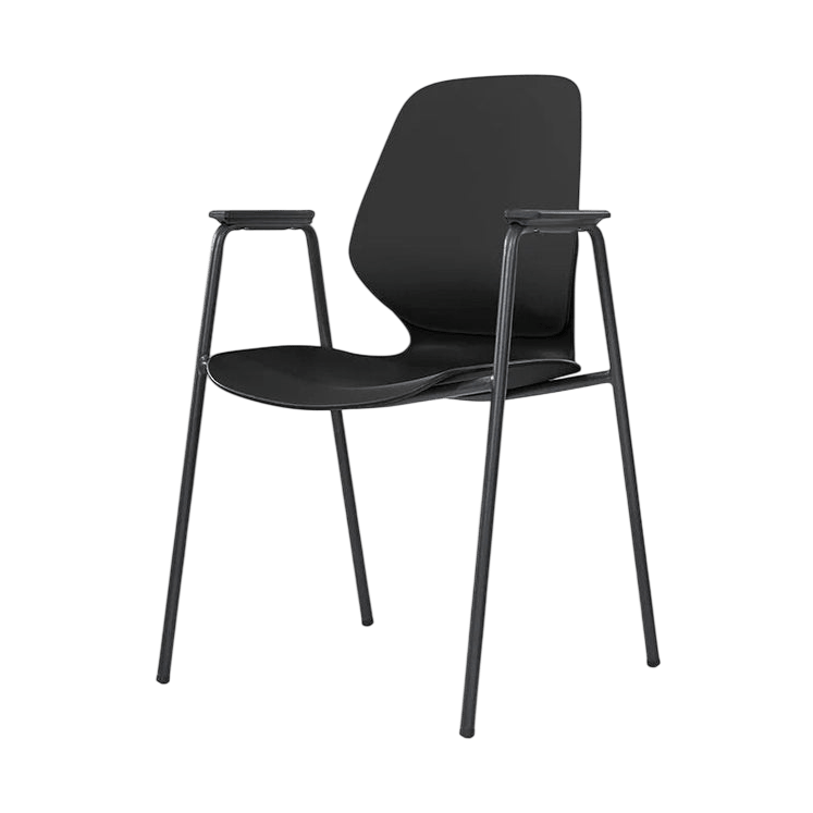 Kaleido Black 4 - Leg Steel Chair No