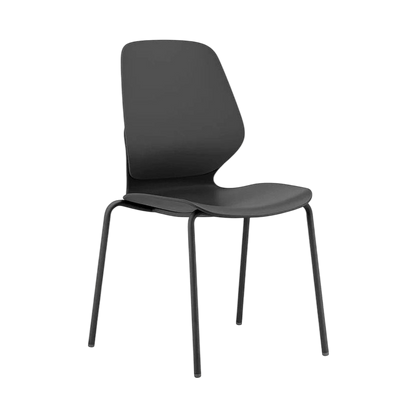 Kaleido Black 4 - Leg Steel Chair No