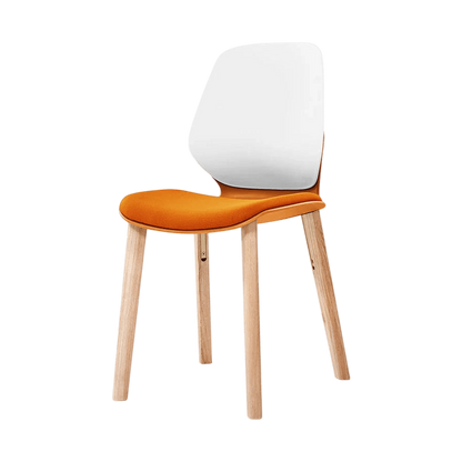 Kaleido White 4 - Leg Wood Chair Black