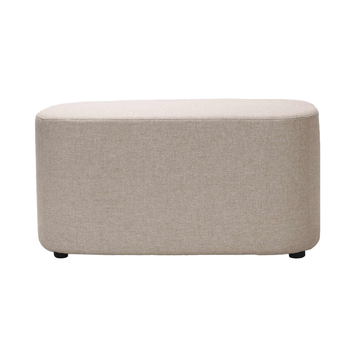 Kali Large Rectangle Ottoman Brown Stone (102)