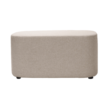 Kali Large Rectangle Ottoman Brown Stone (102)