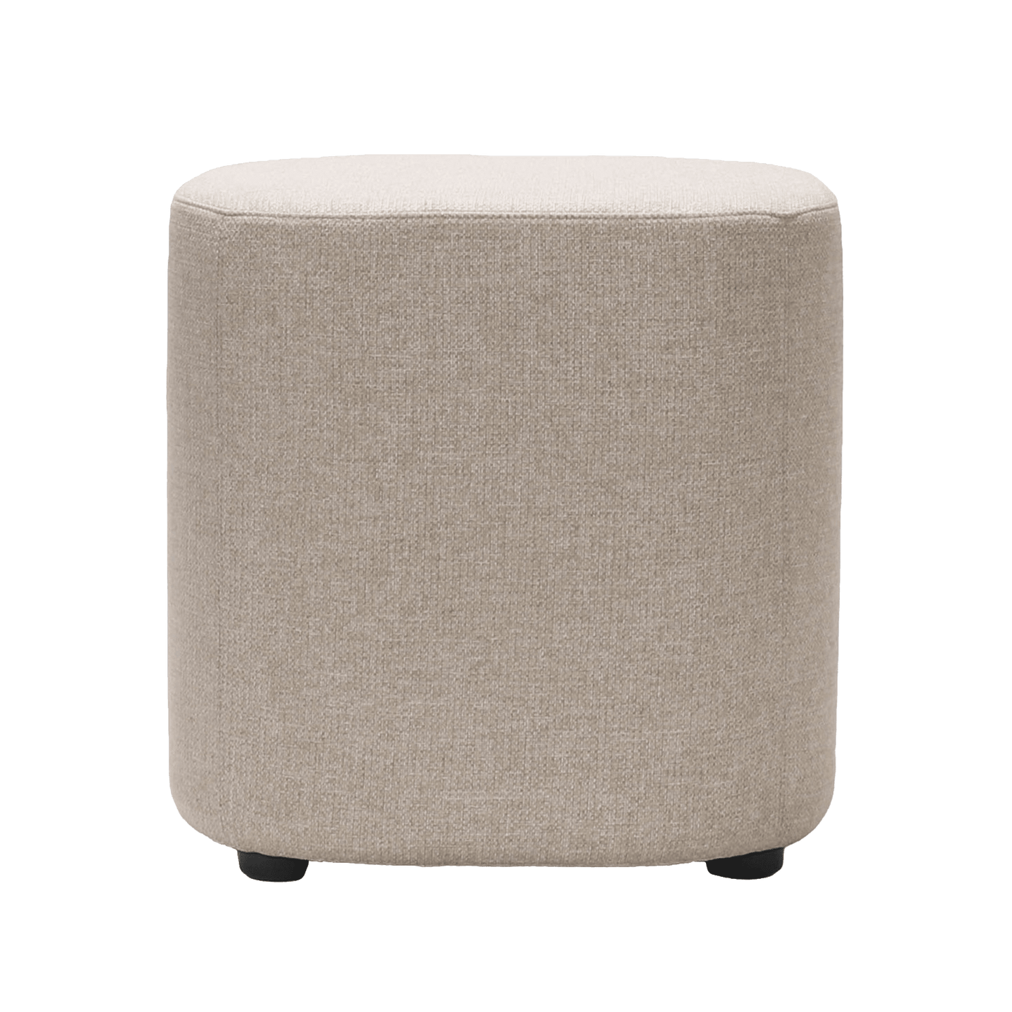 Kali Small Square Ottoman Brown Stone (102)