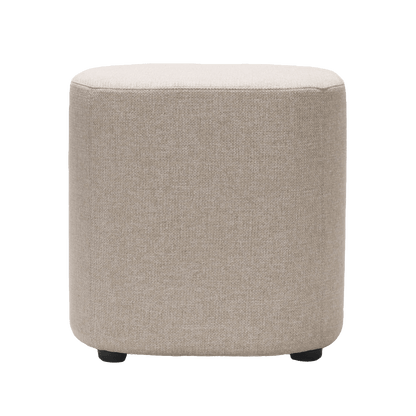 Kali Small Square Ottoman Brown Stone (102)