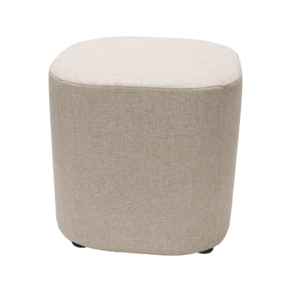 Kali Small Square Ottoman Brown Stone (102)